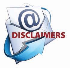 About email disclaimers