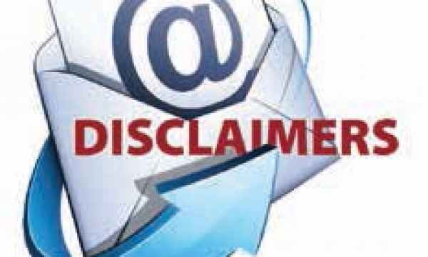 About email disclaimers